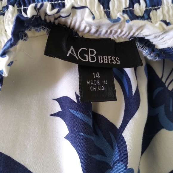 AGB Dress Floral A-line Halter Dress - Picture 8 of 9